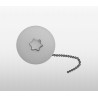 BOUCHON LOBE DE NABLE ALU + JOINT + CHAINE