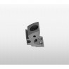 EMBASE ALU DIAM. 25 POUR RAIL DE FARGUE 808