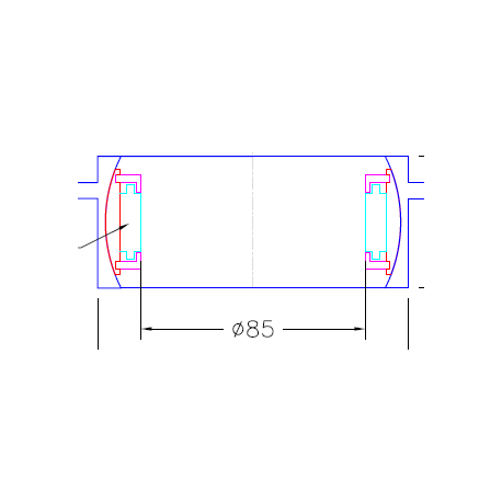 ROTULE A ROULEAUX Ø 85X112X46