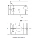 TILLER HEAD FITTING Ø 50X62x95 AL.34mm