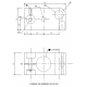 CARRE DE BARRE Ø 50X50X95 AL.34mm