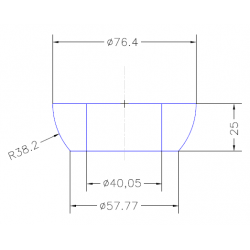 ROTULE HAUTE Ø 40 JM13-040