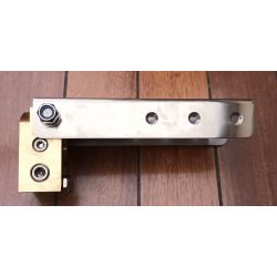 TILLER BRASS HEAD FITTING Ø 35MM + HELMET