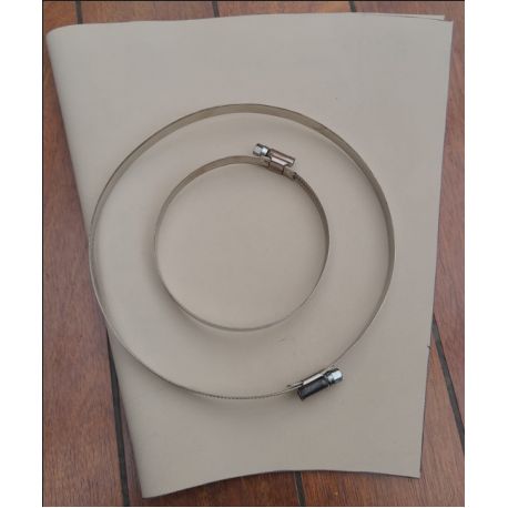 GAITER KIT FOR SEALING Ø 56MM RUDDER SHAFT & Ø 100MM TUBE