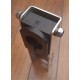 BLACK ALUMINIUM TILLER HEAD FITTING Ø 40MM + HELMET