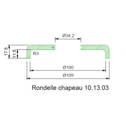 TOP CAP + O'RINGFOR 10.13 SERIE