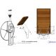 COCKPIT TABLE MOUNTING KIT FOR PEDESTAL