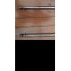 S.S GATE STANCHION LG 630MM DIAM. 25MM WITH WELDED NUT