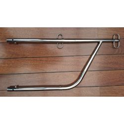 S.S GATE STANCHION LG 630MM DIAM. 25MM WITH WELDED NUT