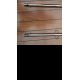 S.S GATE STANCHION LG 630MM DIAM. 25MM WITH WELDED NUT