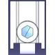 SINGLE AJUSTABLE ROLLER WITH STAINLESS STEEL BEARING