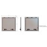 OUVRANT COMPLET NOIR DE PANNEAU CF25151 SERIE COMPACT FLUSH