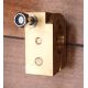 TILLER BRASS HEAD FITTING Ø 35MM + HELMET