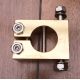 TILLER BRASS HEAD FITTING Ø 35MM + HELMET
