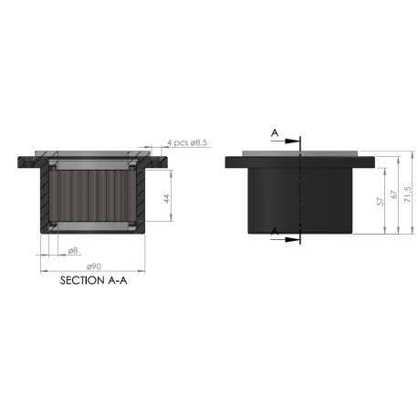 PALIER HAUT COMPLET TYPE 42000 DIAM.60