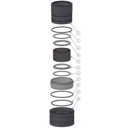 PALIER BAS COMPLET TYPE 4S000 DIAM.88