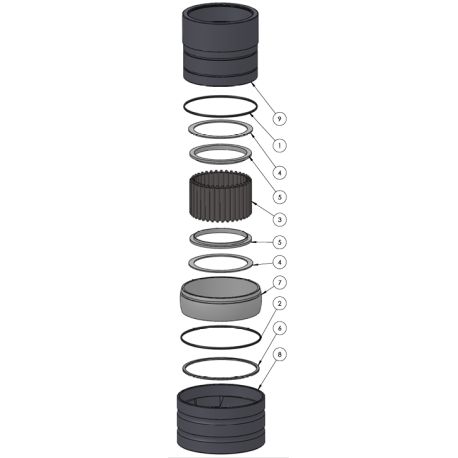 COMPLETE BOTTOM BEARING 41000 SERIE DIAM.86 (Dupliqué)